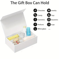 Ornament Storage Box w/ Magnetic Closure - Ideal for Decorations