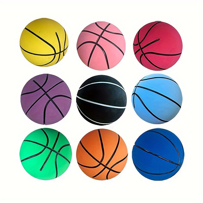 3pcs Mini High Elastic Rubber Ball Creative Mini Basketball