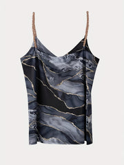 V Neck Spaghetti Strap Top for Summer Women's Clothing