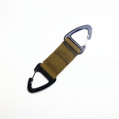 Multifunctional Carabiner with Tactical Belt and Nylon Webbing