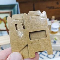 Mini Dollhouse Baking Dessert Box Model Ornament