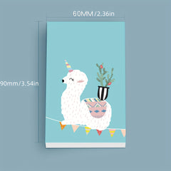 Cartoon Animal Sticky Notes Set - 50 Sheets 60 90mm - Home Office Memo Pad