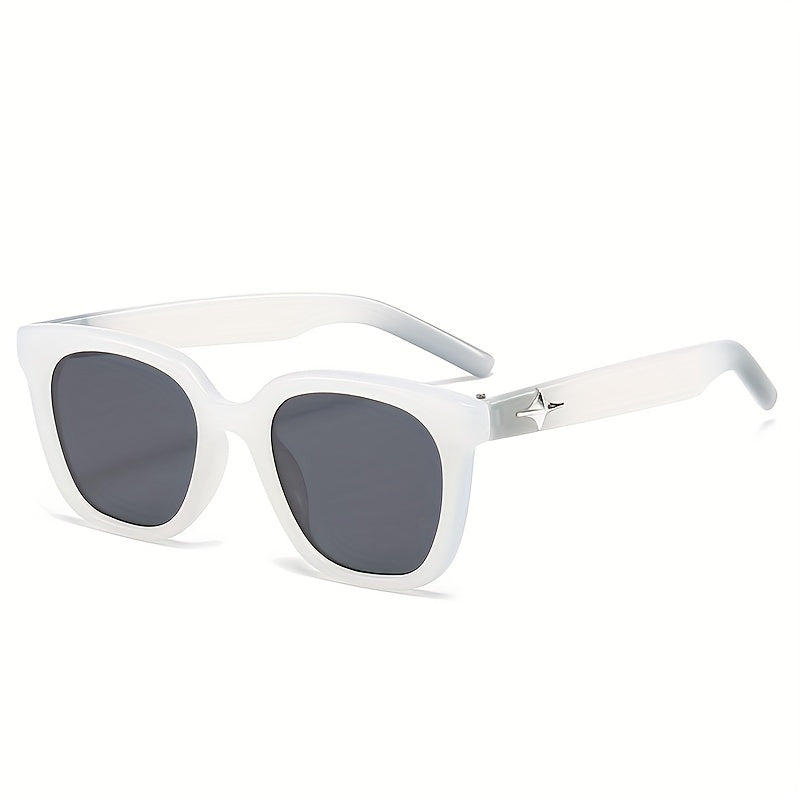 Retro Square Frame Sunglasses for Outdoor Travel, Cycling, Driving