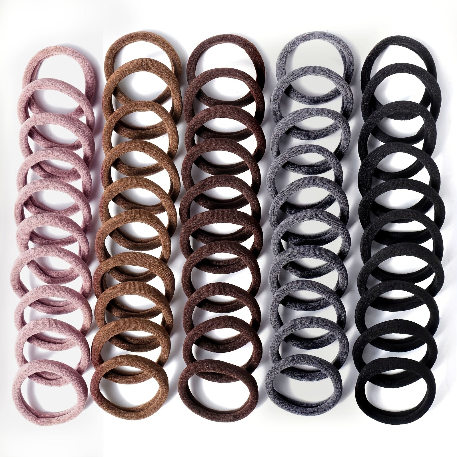 Solid Hair Tie Style Hair Rope Elastic Ponytail Holder Hair Ring Women Girls Hai