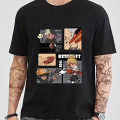 Skater Boy Print Men's Graphic T-shirt