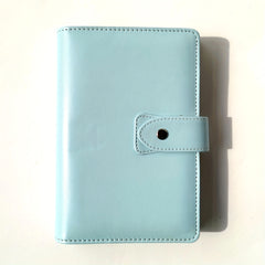 1pc A5 A6 PU Ring Binders Notebook with Paper Leather Binder