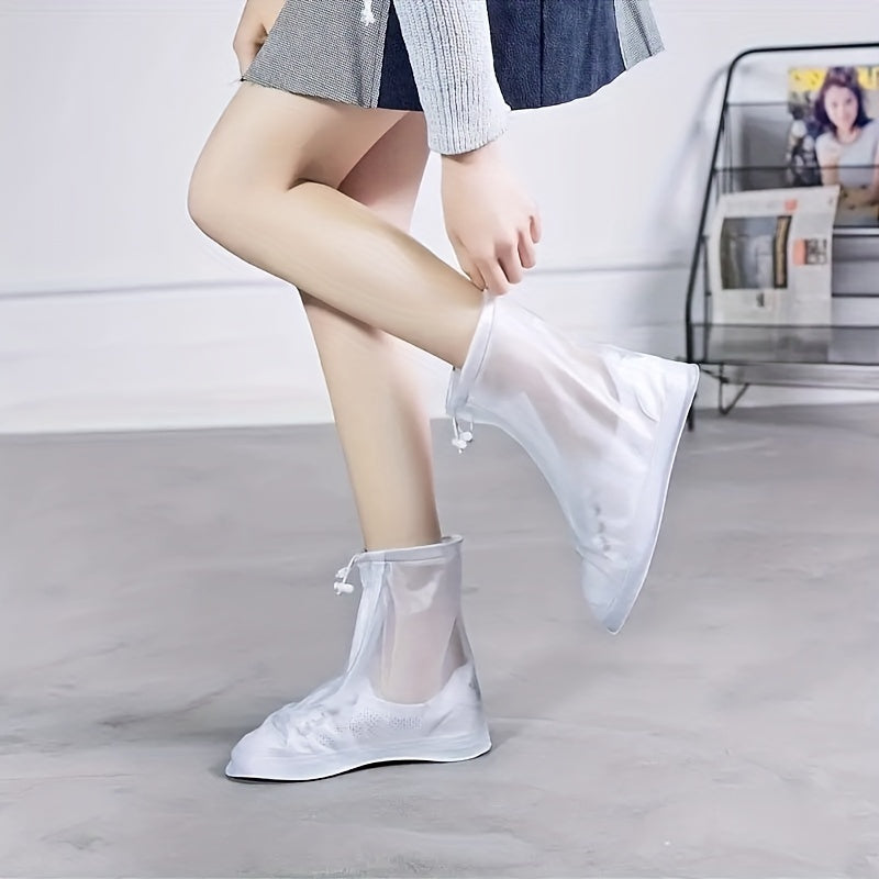 Reusable Rain Boots Cover Anti Slip Waterproof Layer