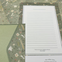 9pcs Stationery Writing Paper Set with Envelopes