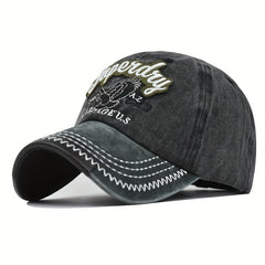 Eagle Embroidered Baseball Cap Vintage Letters Sun Hat