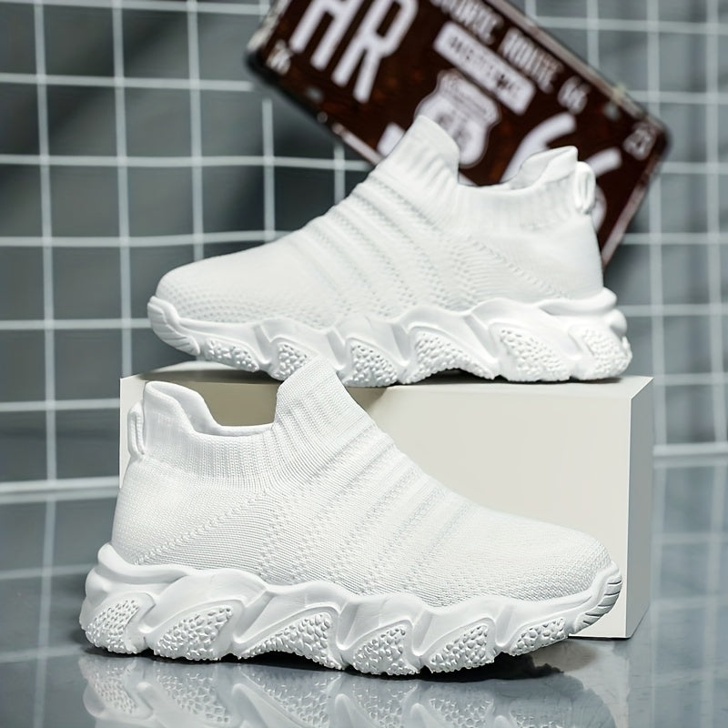 Boy's Slip On Sock Shoes Breathable Knit Sneakers