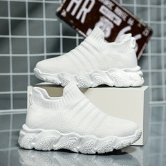 Boy's Slip On Sock Shoes Breathable Knit Sneakers