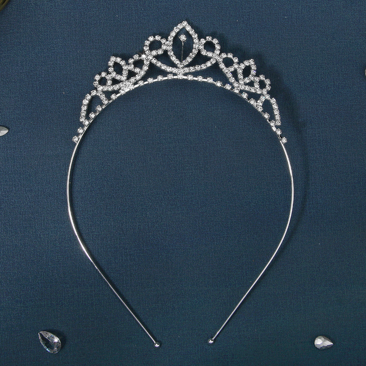 Rhinestone Crown Hairband Headband Princess Tiara Birthday Cosplay Costumes