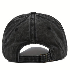 Vintage Small Letter Embroidery Baseball Cap Patch Embroidered Duck Tongue Cap