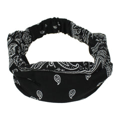 Men's Vintage Print Hair Band Elastic Band Sport Headband