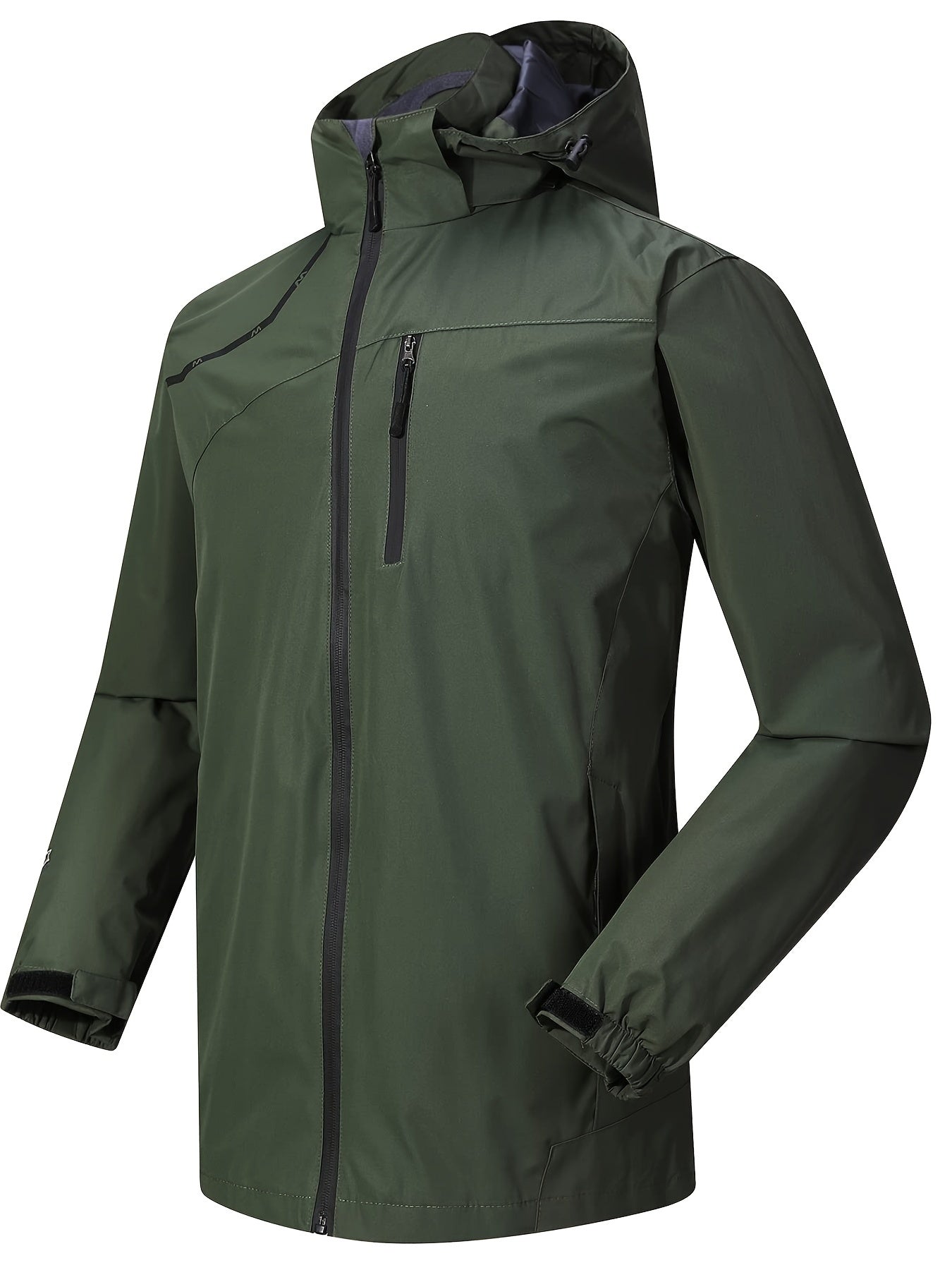 Men's Lightweight Waterproof Breathable Hooded Jacket