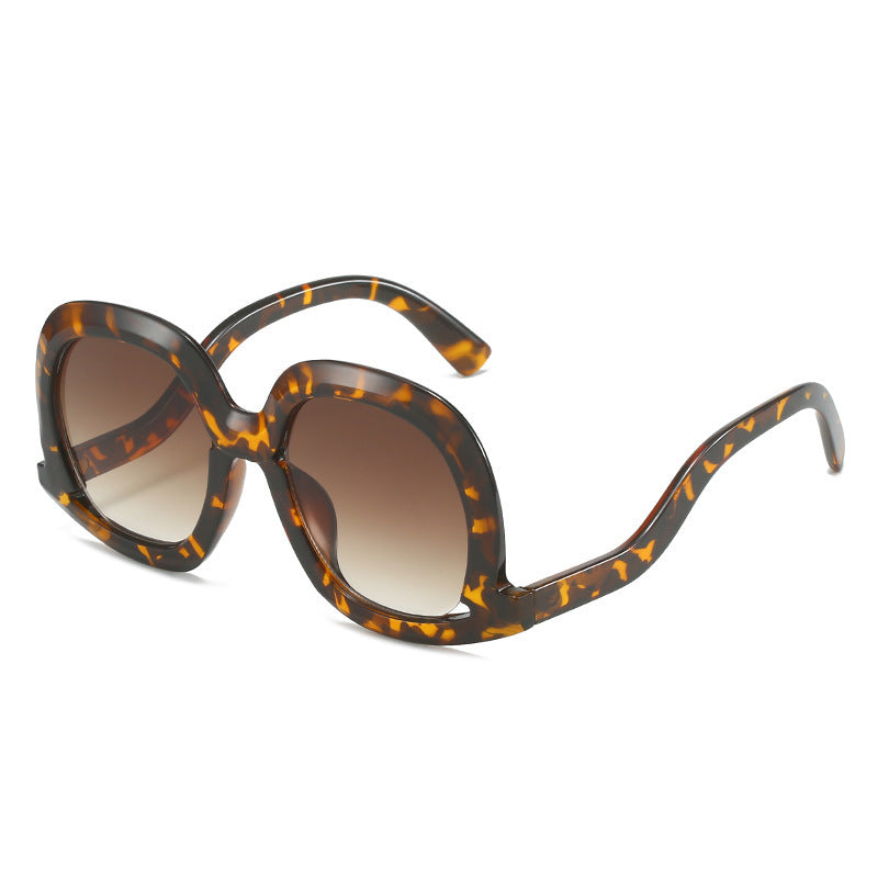 Y2K Thick Frame Sunglasses Gradient Eyeglasses