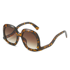 Y2K Thick Frame Sunglasses Gradient Eyeglasses