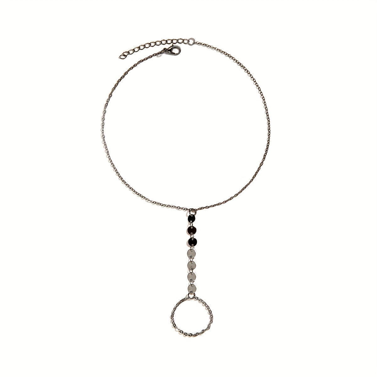 Double Layer Chain Finger Mitten Bracelet for Women