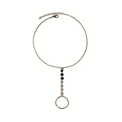 Double Layer Chain Finger Mitten Bracelet for Women