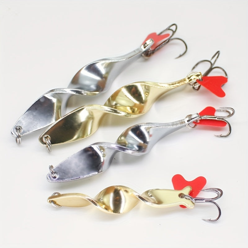 10g Metal Trolling Sequin Spinner Bait Spoon Lure