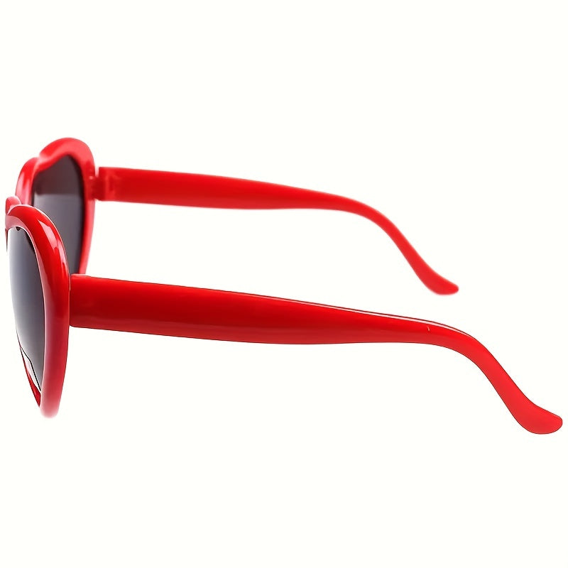 Men's Oversized Heart Shaped Frame Sunglasses Party Decor