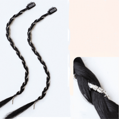 Y2K Hair Clip Braided Ponytail Wig Boxing Dreadlock Wigs Accessories