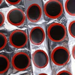 48pcs Circular Bike Tire Repair Films Inner Tube Cold Repair Cycling Access