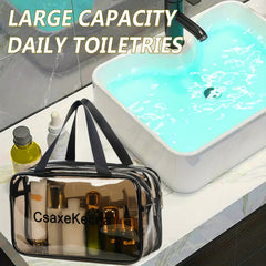 Large Capacity Transparent Cosmetic Bag Waterproof Storage Bag