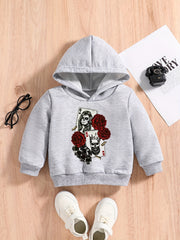 Boys Poker Rose Halloween Hoodie Sweatshirt