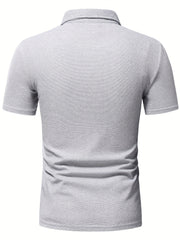 Men's Summer Polo Shirt With Flap Chest Detail