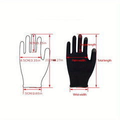 2pcs Sweat Anti-scratch Game Finger Sleeve Gloves