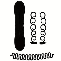 4pcs Hair Styling Accessory Bun Maker Braiding Tool Women
