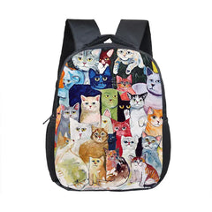 12 Inch Animal Small Backpack Kids School Bag