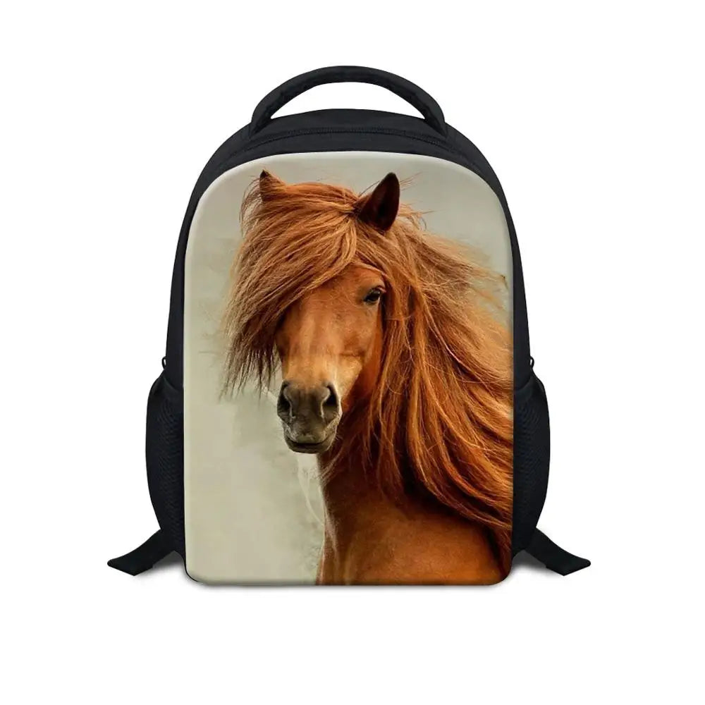 12 Inch Animal Kindergarten Toddler Backpack for Kids School Bags Book Bag