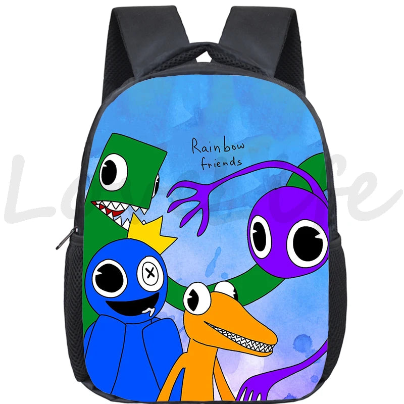 Kids 12 Inch Rainbow Backpack Waterproof School Bag