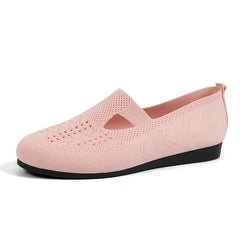 Women's Lightweight Breathable Knit Flat Shoes