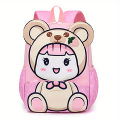 Cartoon Backpack Lightweight Schoolbag For Boys Girls Aged 3-6