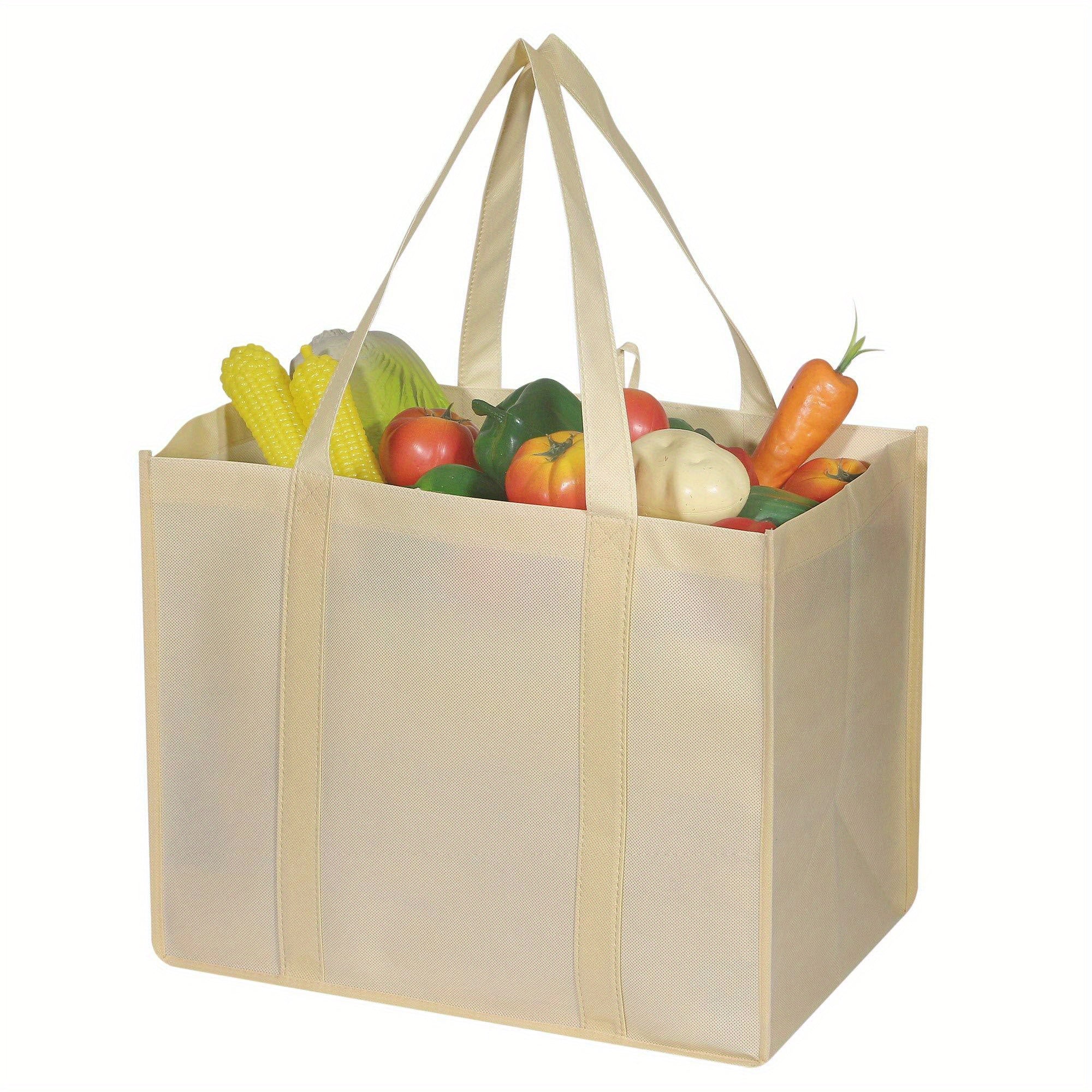 Reusable Grocery Bags Large Foldable Heavy Duty Shopping Tote Produce Bag