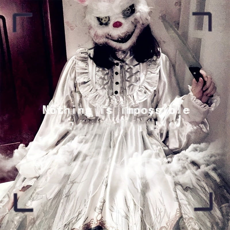 Bloody Rabbit Masks Horror Bear Halloween Mask Party Masquerade Costume Props