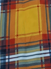  Plaid Print Long Sleeve Button Up Shirt