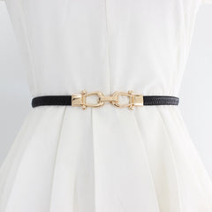 Vintage Elastic Stretchy Thin Belt Waist Cinch Belt