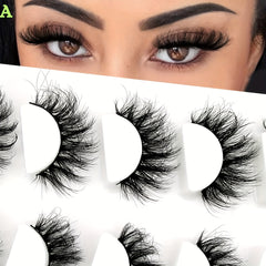 5 Pairs Thick Faux Mink False Eyelashes