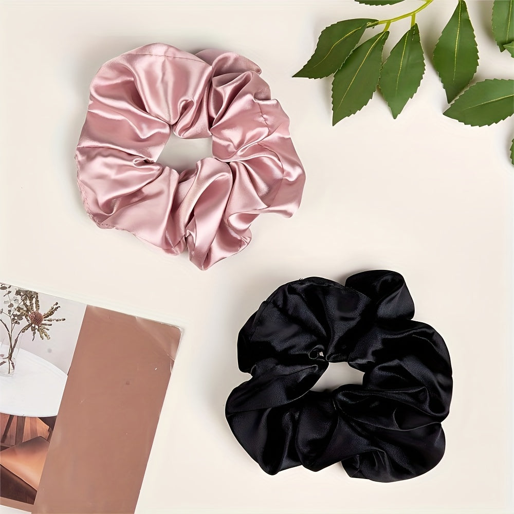 5pcs Large Silk Scrunchie Hair Tie Oversized Hair Rope for Women Girls
