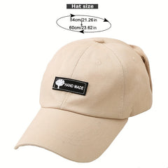 Men's Embroidered Baseball Cap Snapback Letter Trucker Hat