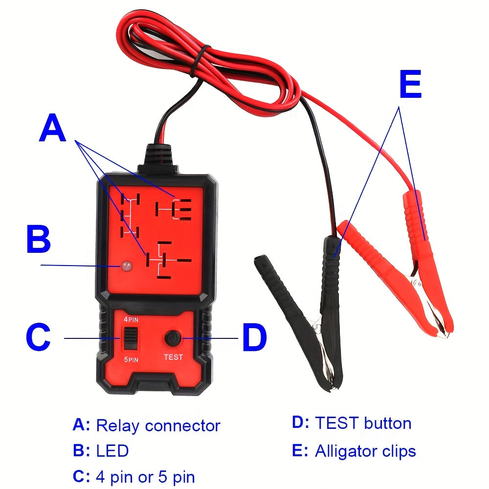 12V Car Relay Tester Circuit Detector Automotive Tool