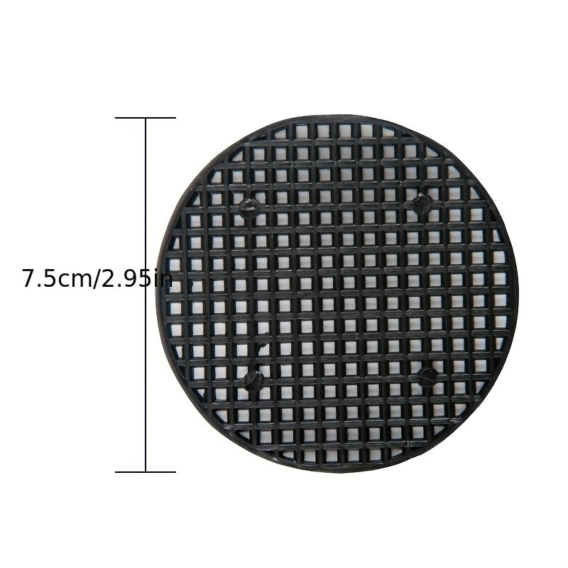 50pcs Flower Pot Hole Mesh Pad Drainage Screens Anti Soil Loss Grid Mat Mesh