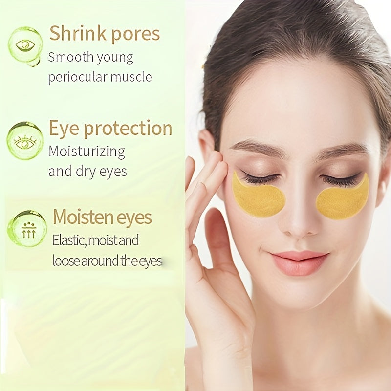 30 Pairs Under Eye Patches Golden Mask for Dark Circles & Puffiness