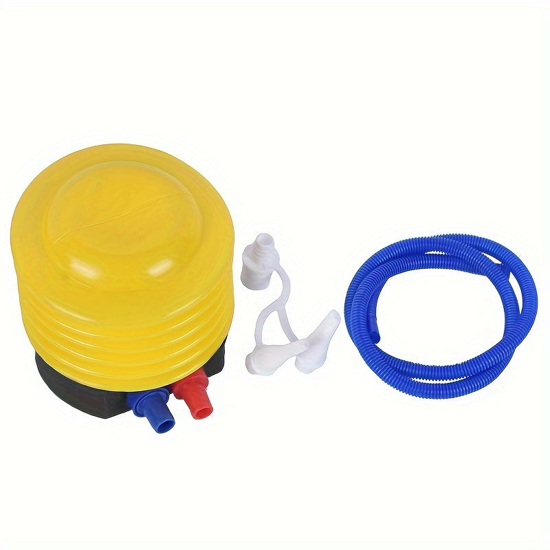 Portable Foot Pump w/ 2 Nozzles for Inflating Toys & Pool Floats