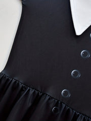 Cartoon Skull Halloween Costume Dress for Girls