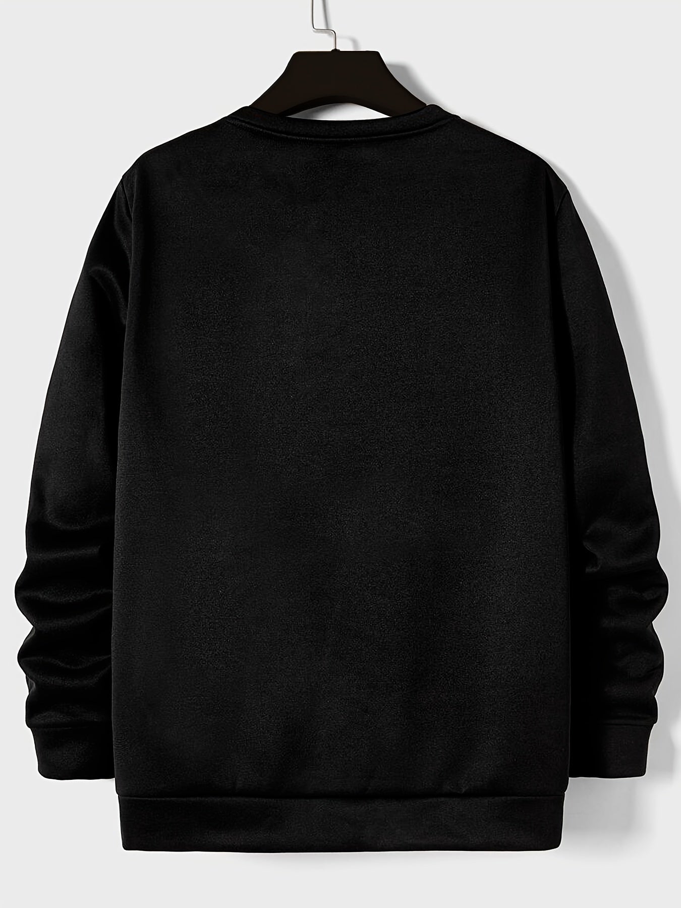 Graphic Round Neck Sweatshirt for Men